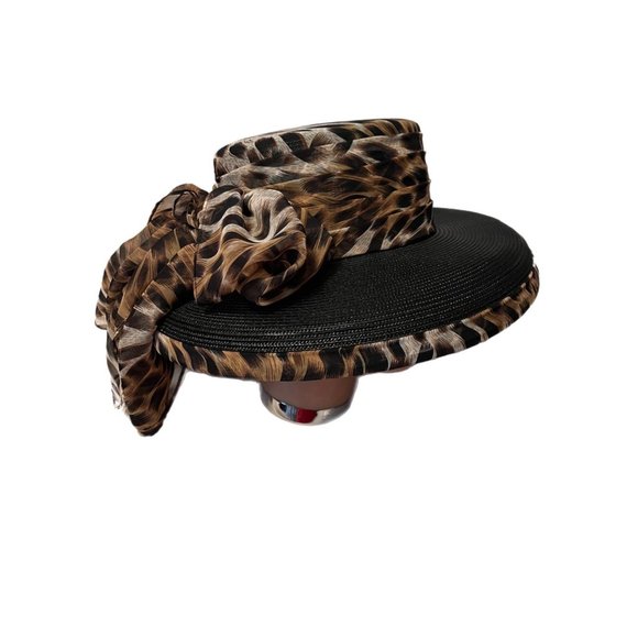 NWT Vintage Diahann Carroll Womens Hat - Women | Color: Brown - Picture 3 of 9